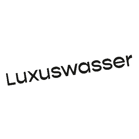 luxuswasser Sticker