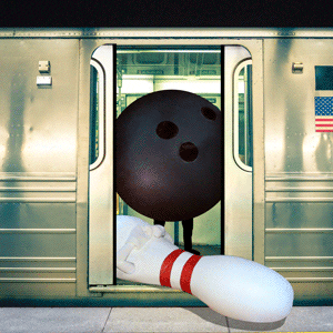 Nyc Subway GIF by AMF Bowling Co.
