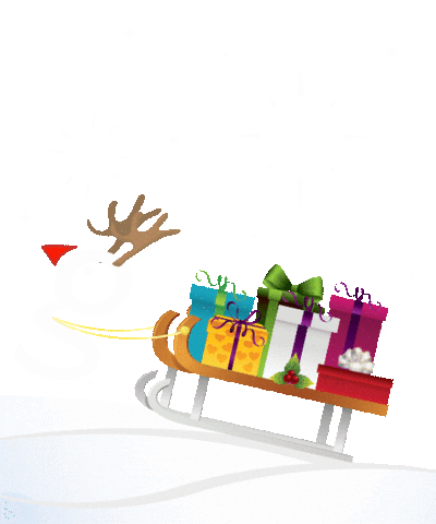 Santa Gift Sticker by Huey Magoo's