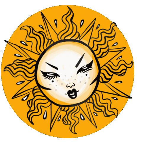 Summer Sun Sticker by Janerevae