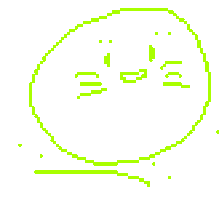 Happy Pixel Sticker by Lyli Feng