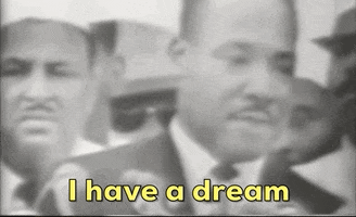 Martin Luther King Jr Speech GIF by MOODMAN