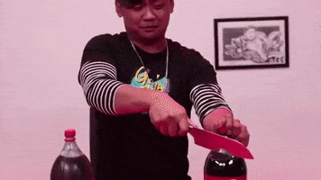 Cutting Coca Cola GIF by Guava Juice