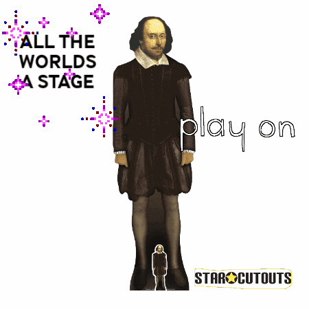 Happy William Shakespeare GIF by STARCUTOUTSUK
