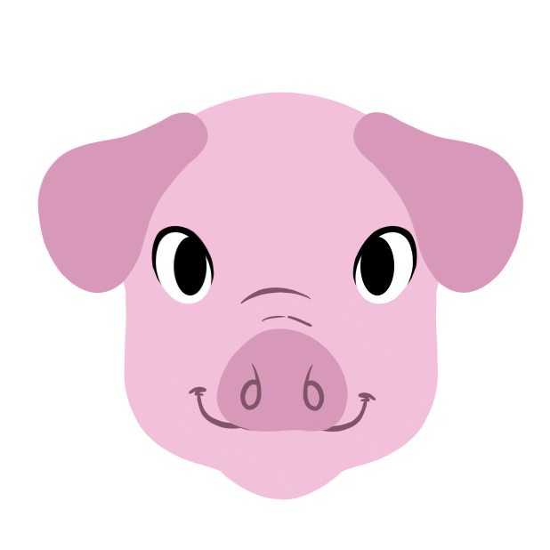 Pig Give Sticker by Food for the Hungry