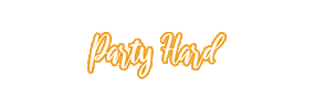 Good Vibes Party Hard Sticker by Umsatz