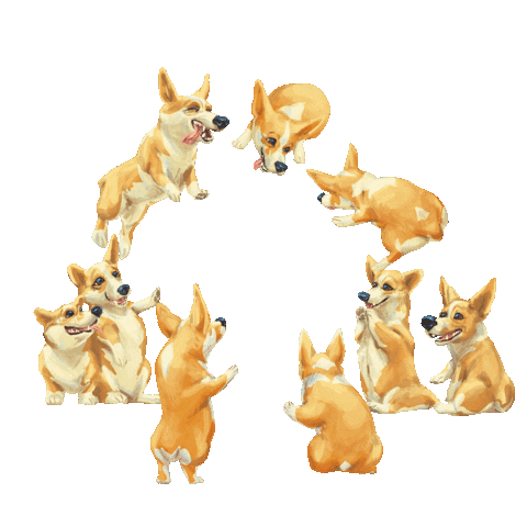 Corgi Sticker