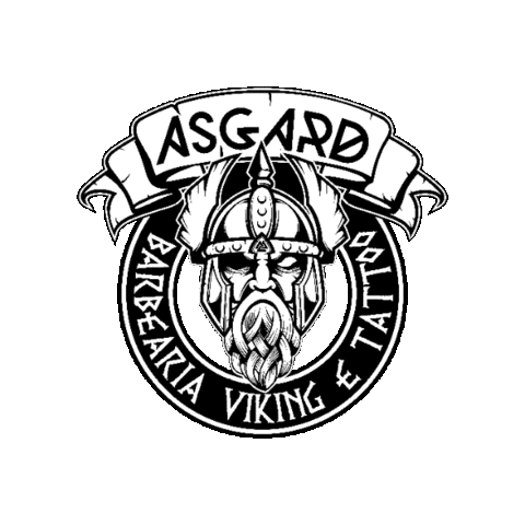 Barbearia Asgard Sticker