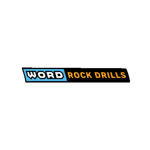 Transparency Sticker by Word Rock Drills