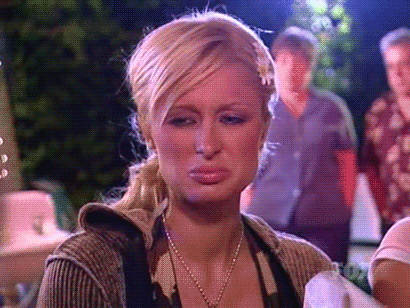  gross ew paris hilton disgusted grossed out GIF