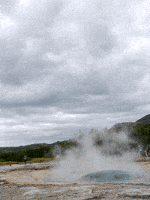 iceland erupting GIF