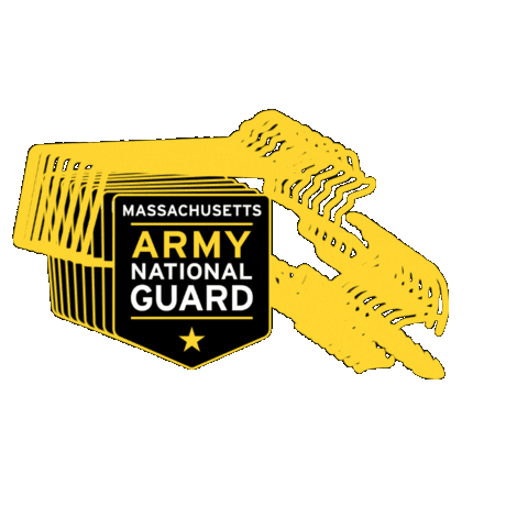 MA National Guard Sticker