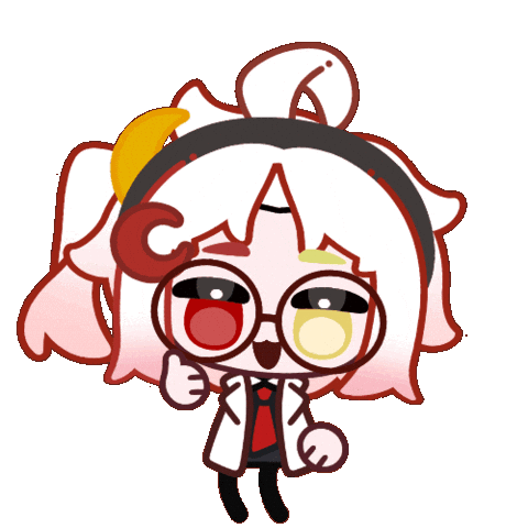 Red Moon Laboratory Sticker