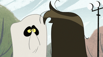 Scared Ghost GIF by Disney Channel