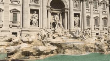 mks117 italy italian rome trevie fountain GIF