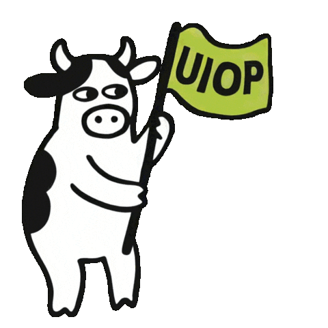 Uiop Sticker by United Islands of Prague