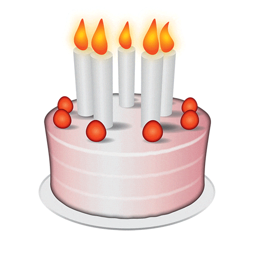 Cake with candles Royalty Free Vector Image - VectorStock