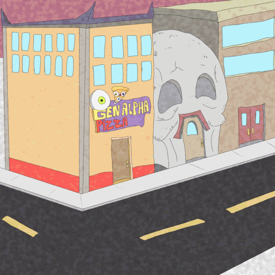 London Pizza GIF