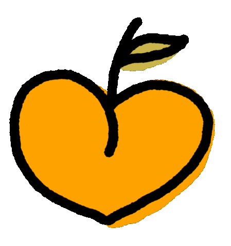 Peach The Lounge Sticker