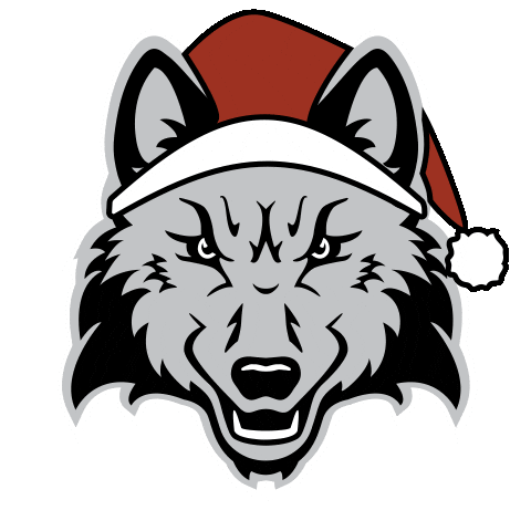 Santa Hat Sticker by Madison College