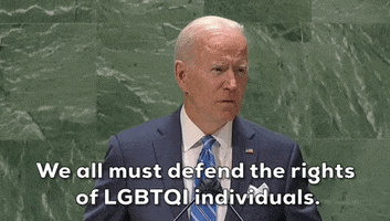 Joe Biden Pride GIF by GIPHY News