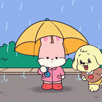 Happy Rainy Day GIF by Muffin & Nuts