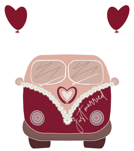 Bulli Vwbus Sticker by Smorblomst.de