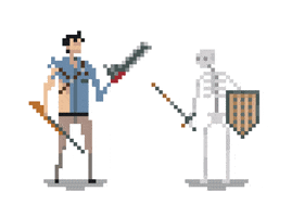 army of darkness art GIF