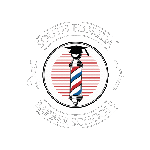 South Florida Barber Schools Sticker