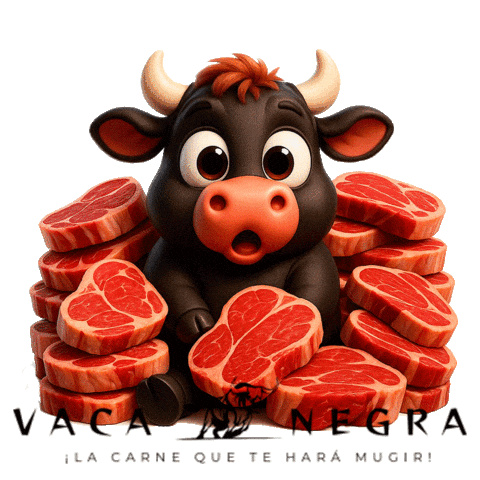 Lovers Beef Sticker by Vaca Negra