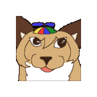 Fox Spinning Sticker
