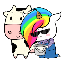 Super Food Unicorn Sticker by Acai Story