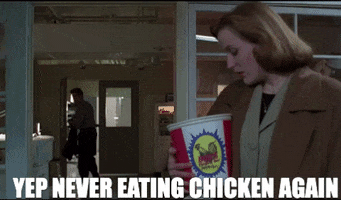 X-Files Chicken Gif By Diversify Science Gif