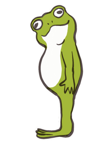 かえる Sticker by 河童堂