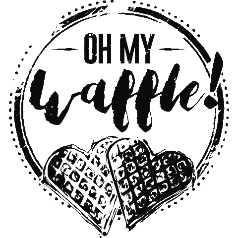 Waffle Sticker by Oh My Waffle! Ulm