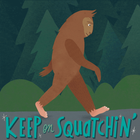 RebeccaRothman sasquatch bigfoot keeponsquatchin sasquatchsighting GIF