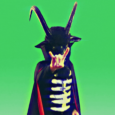 Rock On Halloween GIF by CALABRESE