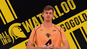 University Of Waterloo Volleyball GIF by Waterloo Warriors