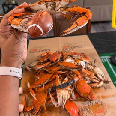 Game Day Football GIF by The Crab Place