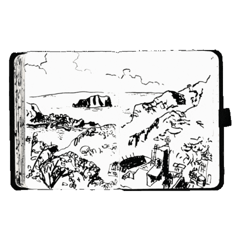 Ocean Book Sticker