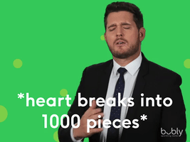 Sad Michael Buble GIF by bubly