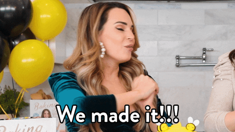 Happy Made It GIF by Rosanna Pansino - Find & Share on GIPHY
