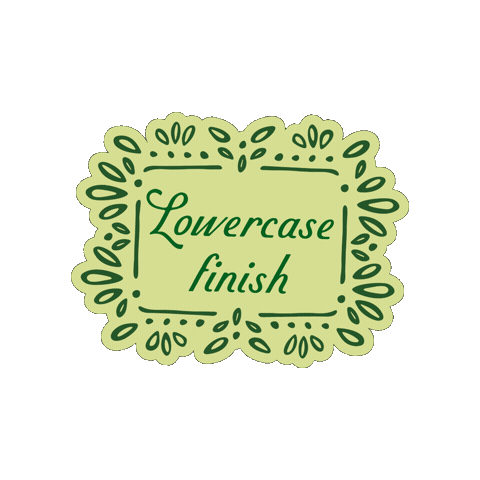Finish Needlepoint Sticker by Imilla Designs