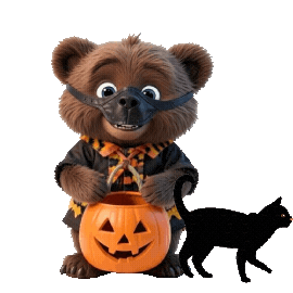 Trick Or Treat Halloween Sticker