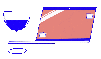 Work From Home Sticker by Fran Borzea