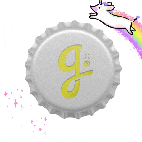 Gasosa glitter agencia comunicacao unicornio GIF