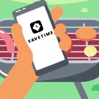 Picnic Eat Outside Day GIF by SAVETIME