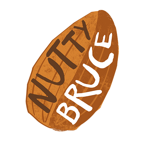 Nutty Bruce Sticker