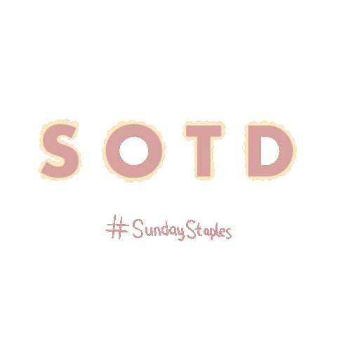 Sunday Staples Sticker