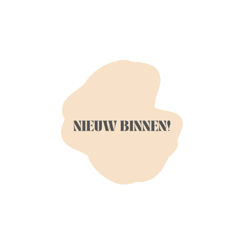 Nieuw Nieuwecollectie Sticker by Nummer 8